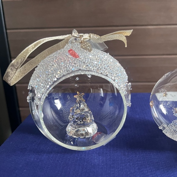 swarovski crystal ornaments 2023 Ornament with Gold Accents brand new in box - Picture 2 of 8